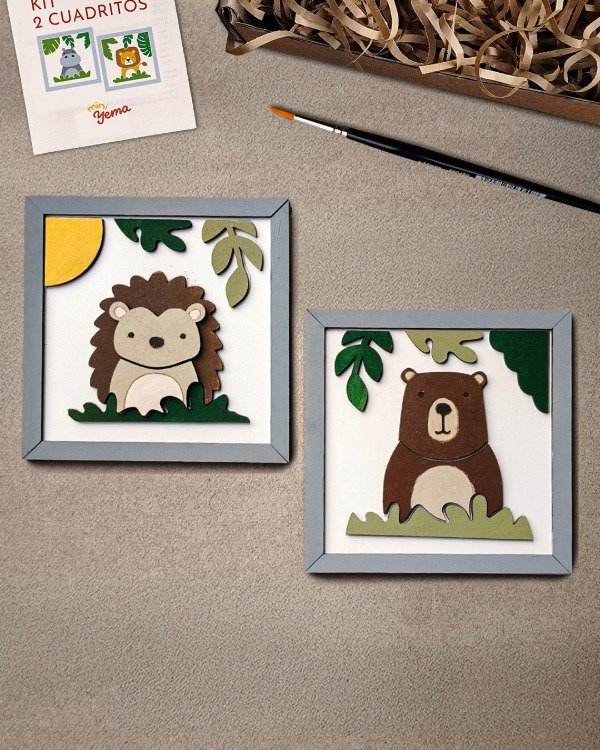 Producto - Kit 2 Cuadritos Bosque