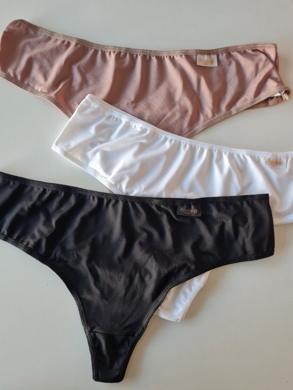 Producto - Pack x3 culotte less de microfibra - 606