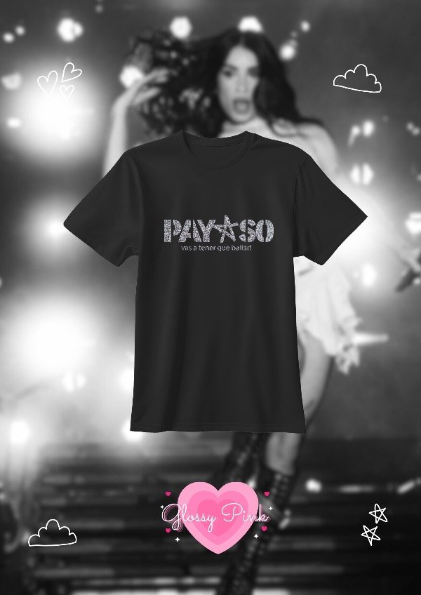 Producto - Remera Payaso - VINILO TEXTIL GLITTER