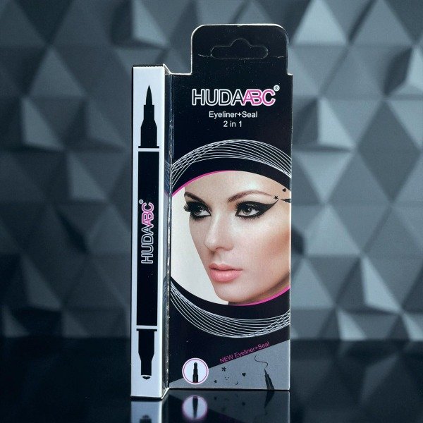Producto - Delineador Pincel con Sello - HUDAABC - 2en1