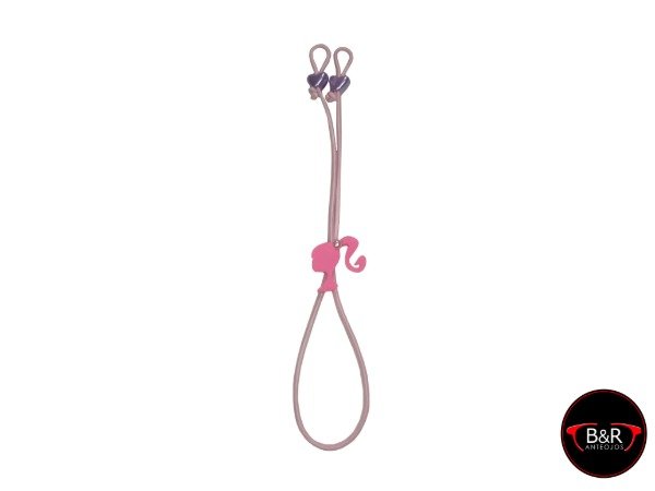 Producto - Cordón elástico rosa Barbie