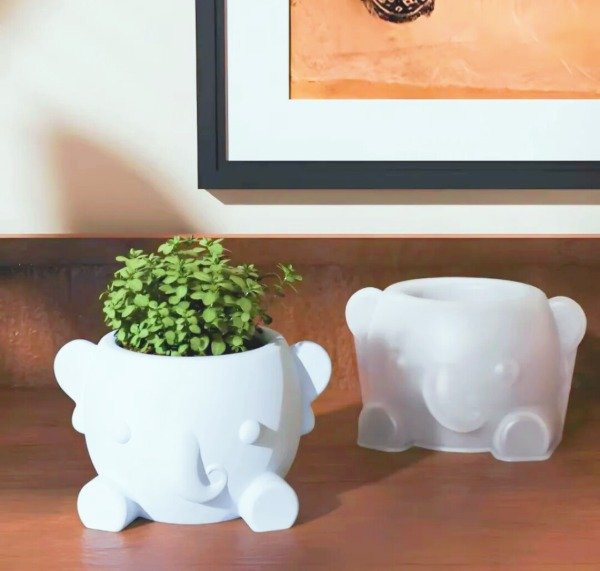 Producto - Molde maceta elefante grande
