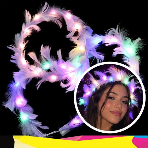 Producto - Corona pluma led