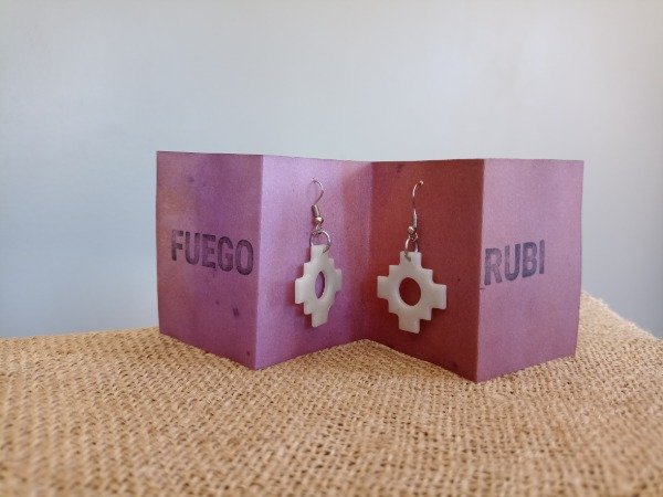 Producto - Aros Chakana Cuarzo