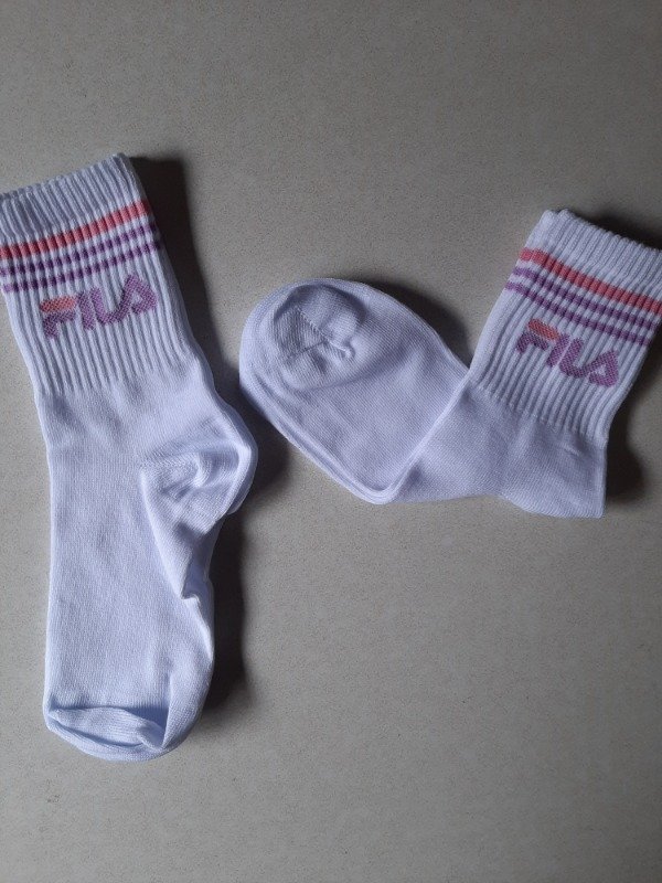 Producto - Media caña adulto - Fila rayas lila y rosa