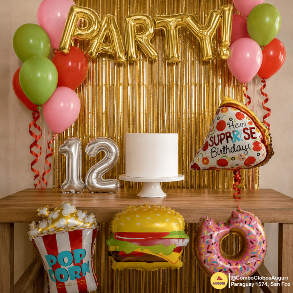 Producto - COMBO GLOBOS  PIJAMADA PARTY - 01892