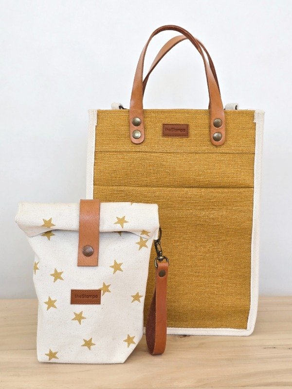 Producto - Matera tote mostaza - 1