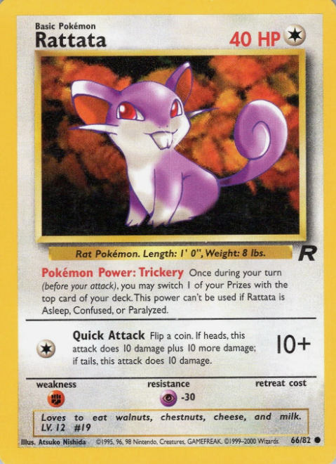 Producto - Rattata 66/82 Team Rocket Unlimited