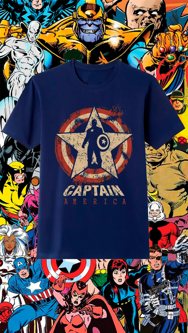 Producto - Remera del capitan america