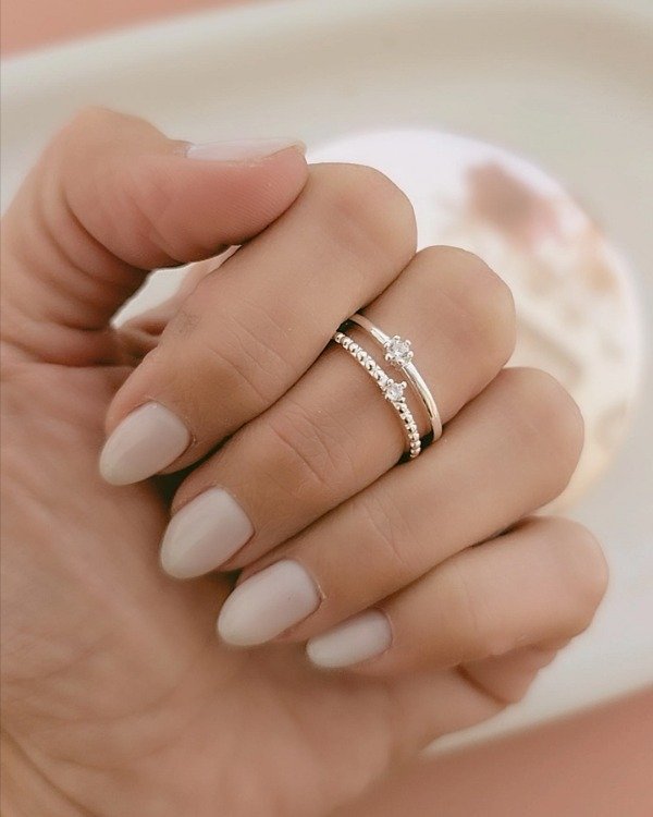 Producto - ANILLO DOBLE BRILLO