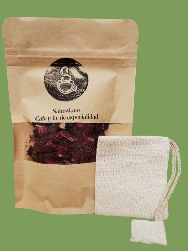 Producto - Agua de Jamaica con saquito reutilizable