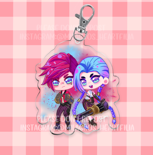 Producto - Llavero - Vi y Jinx