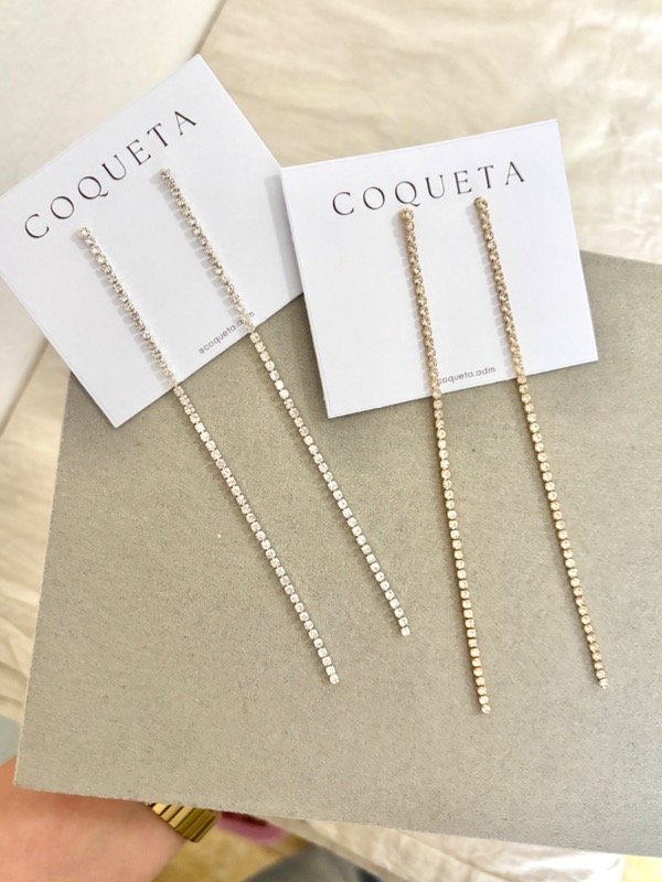 Producto - Aros de Fiesta Tira de Strass