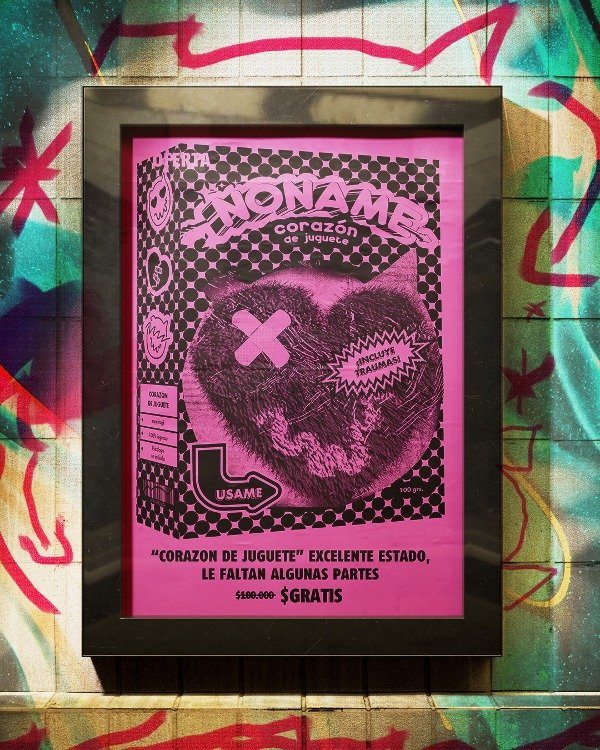 Producto - print corazón de juguete A4 descarga digital
