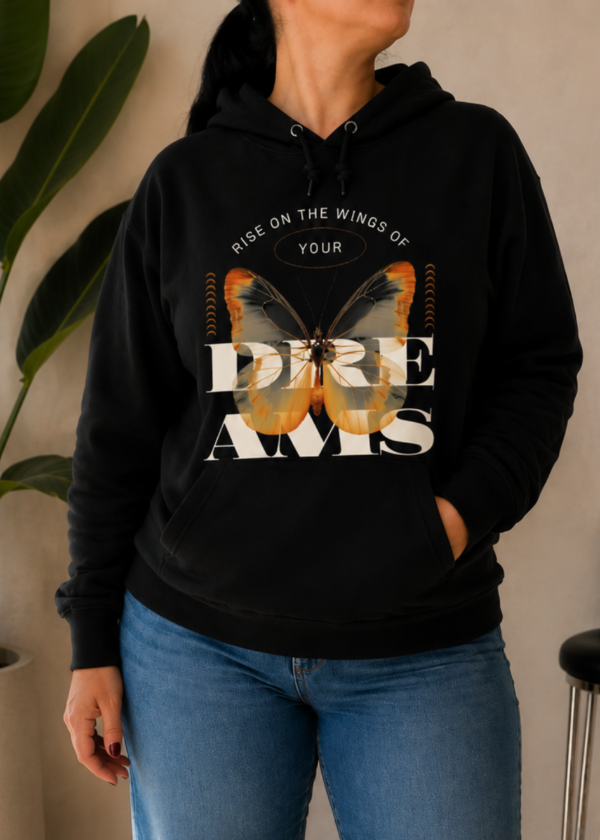 Producto - Buzo Canguro Oversize Negro - 1