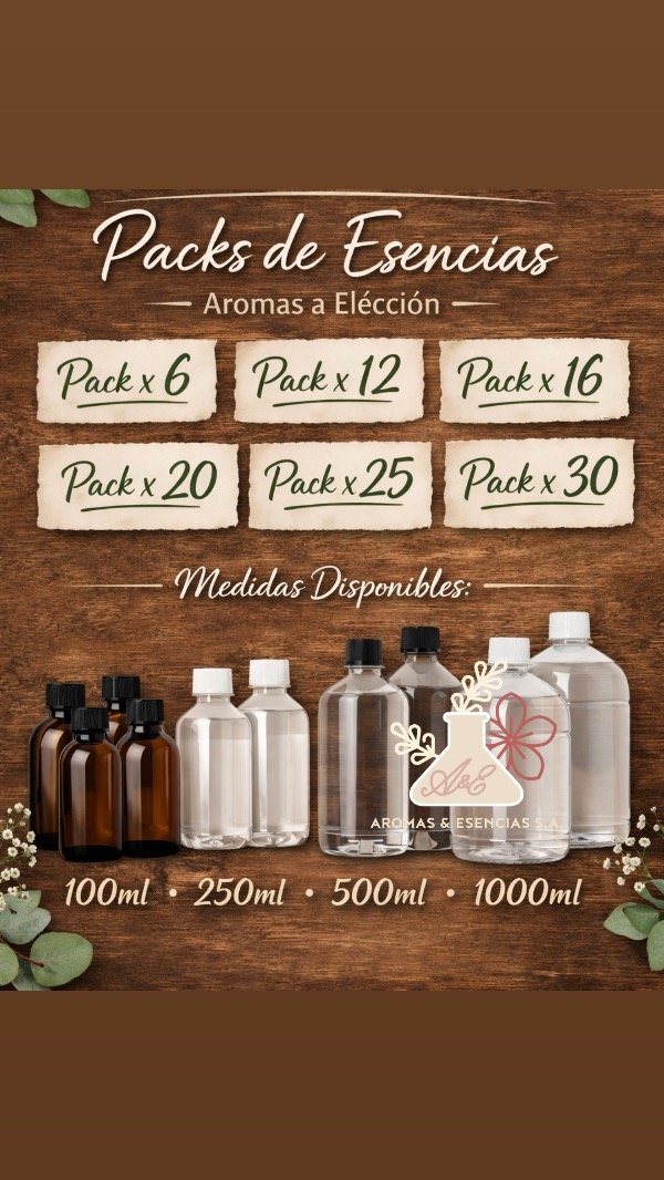 Producto - Pack de esencias: LOS AROMAS LOS ELEGIS VOS DEL CATALOGO