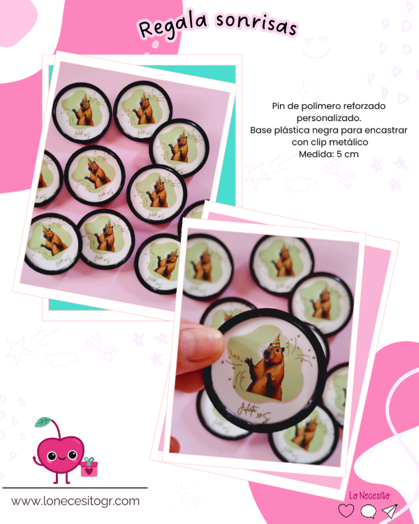 Producto - pins reforzado souvenirs