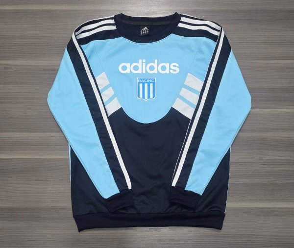 Producto - BUZO RACING RETRO CELESTE TALLES(S/ L/XXL)