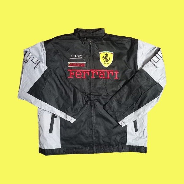 Producto - Campera Ferrari Negra y Gris