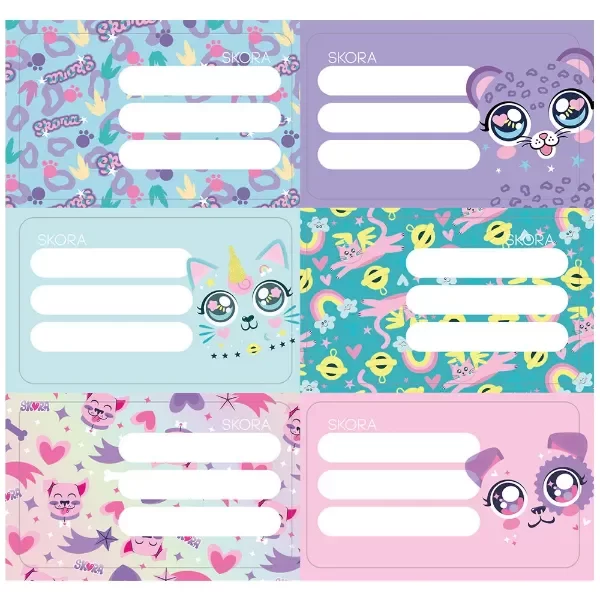 Producto - Rótulos Escolares x12 Animales