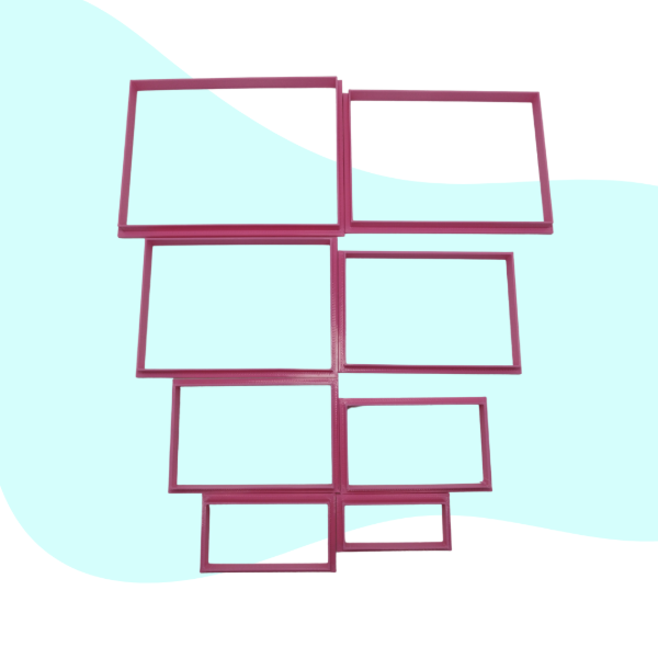 Producto - Set de Cortantes Rectangulares x8 - 1