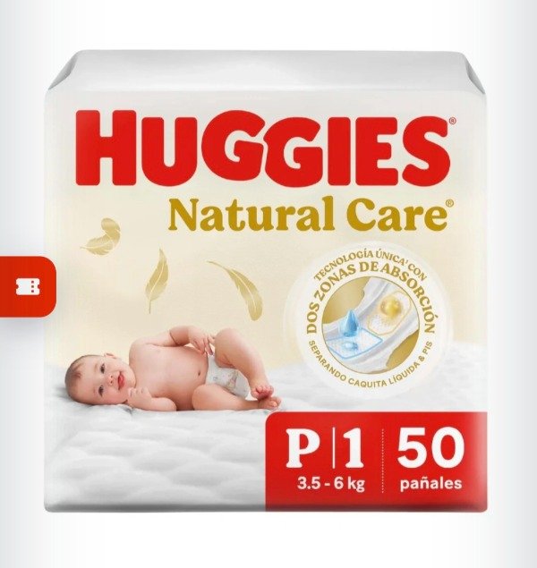 Producto - Huggies Natural Care Supreme Nuevo P x50