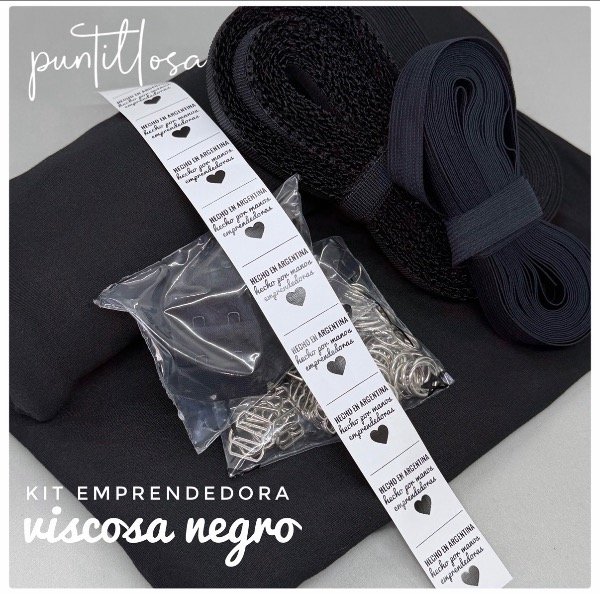 Producto - Kit emprendedora viscosa negro