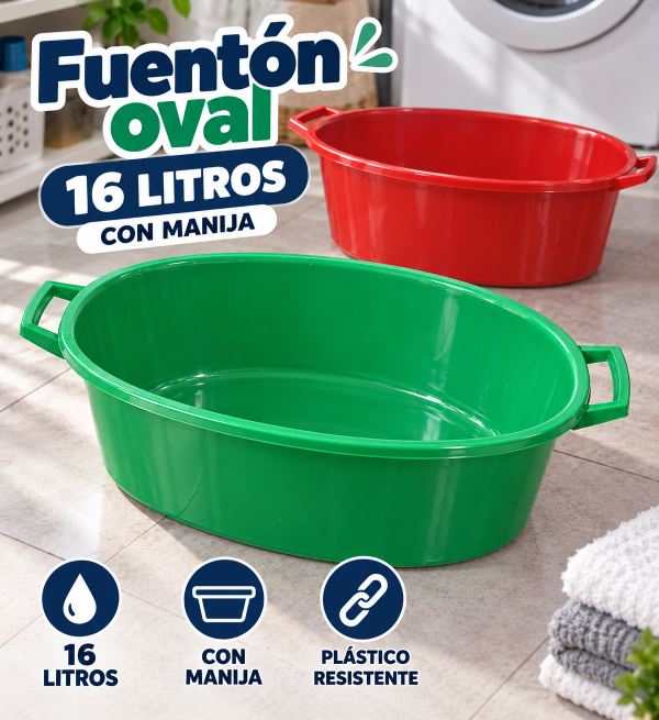 Producto - Fuenton oval 16 litros - 0