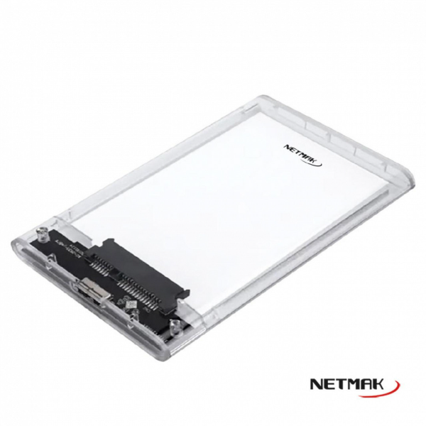 Producto - Carry Disk externo 2,5" sata -ssd -hdd -usb 3.0 -5Gbps -4TB -transparente -Netma - 0