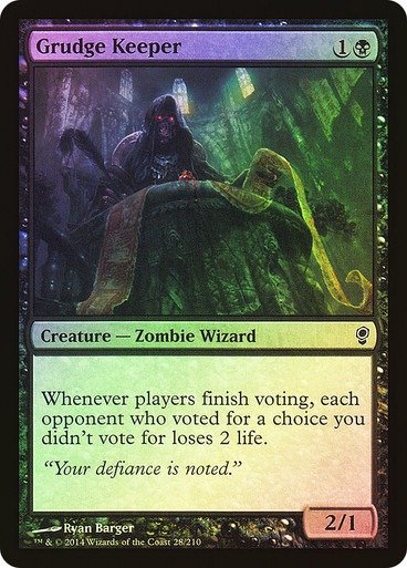 Producto - Grudge Keeper Foil  Magic: The Gathering Conspiracy