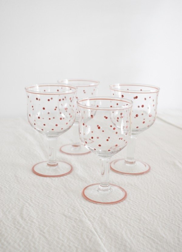 Producto - Set de cuatro copas lunares rosados - 2