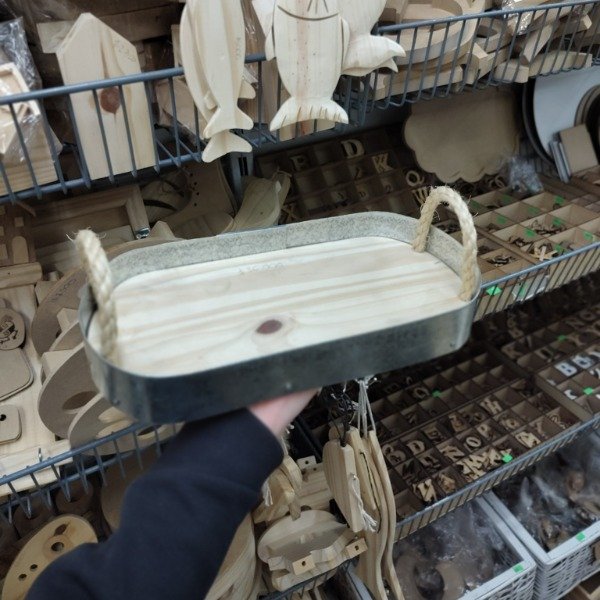 Producto - Bandeja de madera 34 x 17 cm - 0