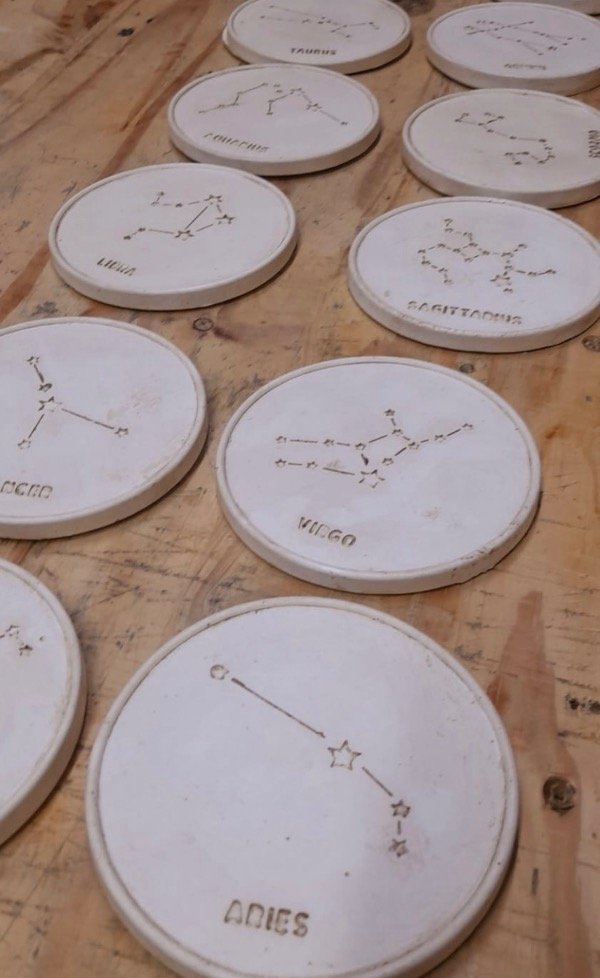 Producto - Bandejas zodiaco Patinada