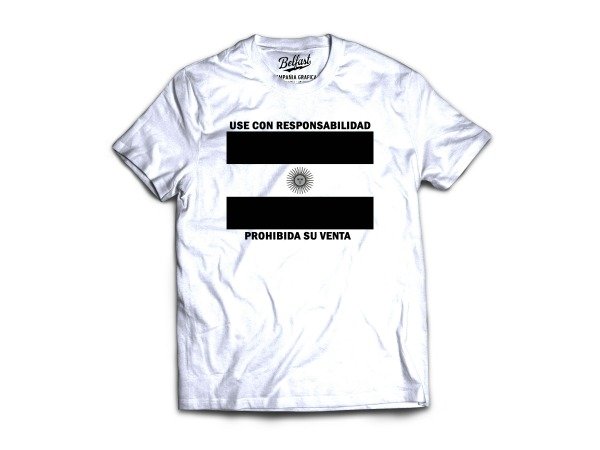 REMERA ARGENTINA USO RESPONSABLE