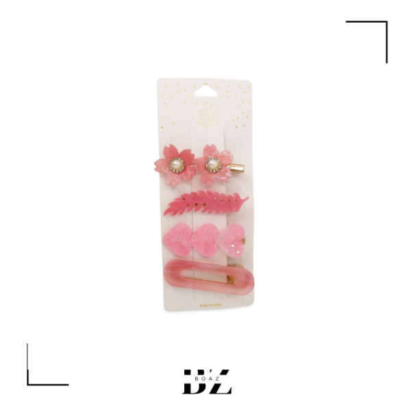 Producto - SET DE PELO X 4 PCS EN CARD - 1901-1