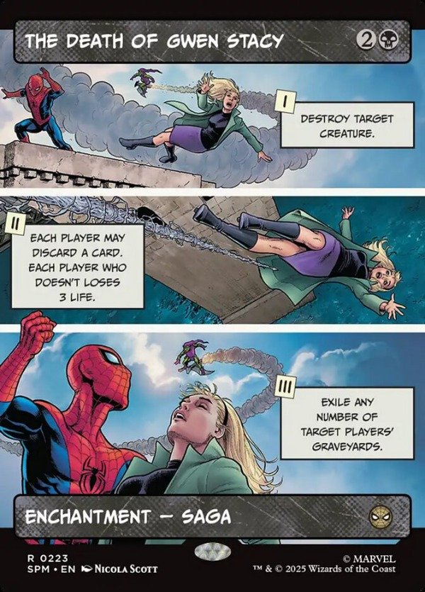 Producto - The Death of Gwen Stacy #223 Showcase  Marvel's Spider-Man