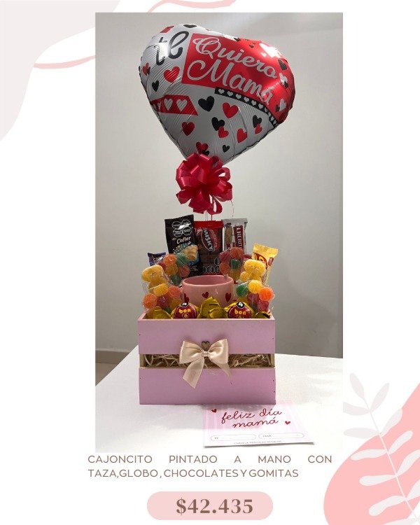 Producto - CAJONCITO GLOBO  - DÍA DE LA MADRE
