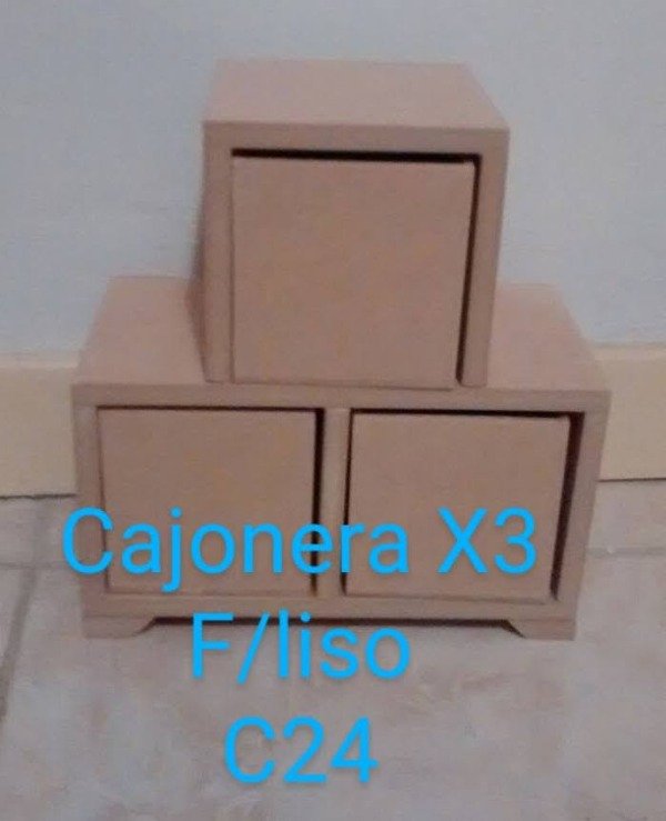 Producto - Cajonera piramidal triple