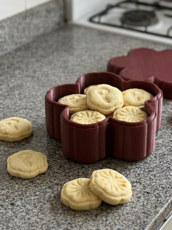 Producto - PREVENTA Galletitas + box bordó