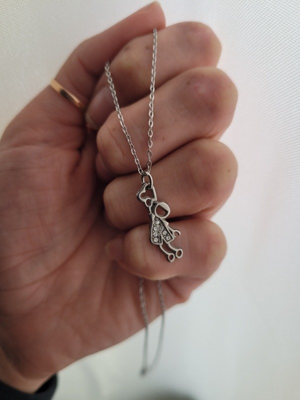 Producto - Gargantilla nenito con strass AQ