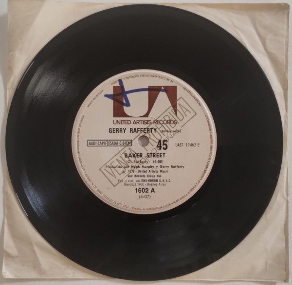 Producto - GERRY RAFFERTY Baker Street Simple 7 Promo ARG 1978