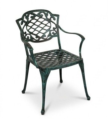 Producto - Juego Chateau mesa 75x75cm + 2 sillones Bronce viejo La Forja - 3