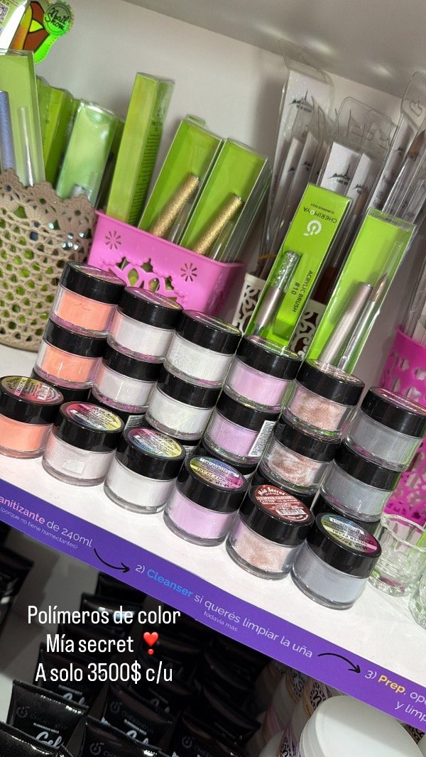 Producto - Polímeros de colección mía secret x unidad