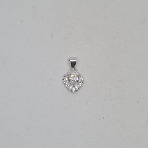 Producto - Dije corazón con cubic - 0