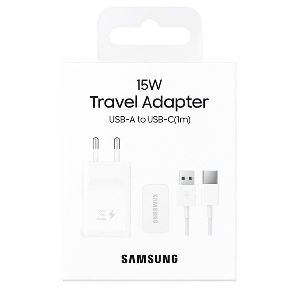 Producto - CARGADOR SAMSUNG ORIGINAL USB A TIPO C 15W
