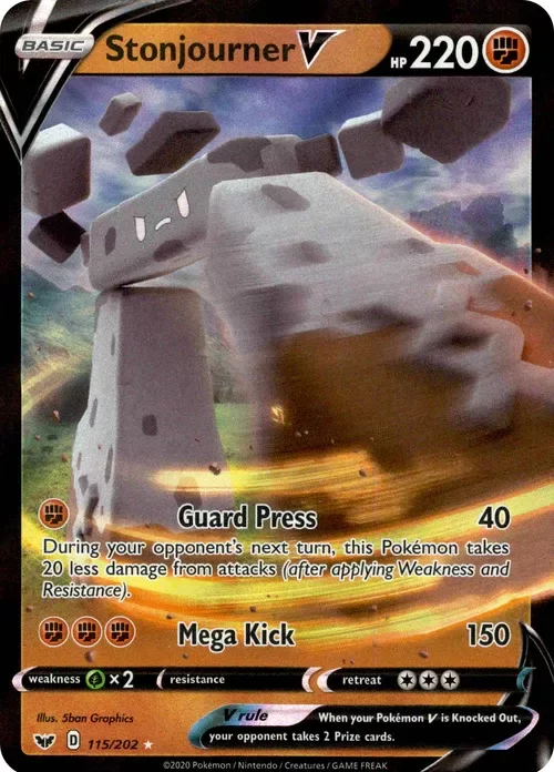 Producto - Stonjourner V - 115/202 - Sword and Shield - Holo