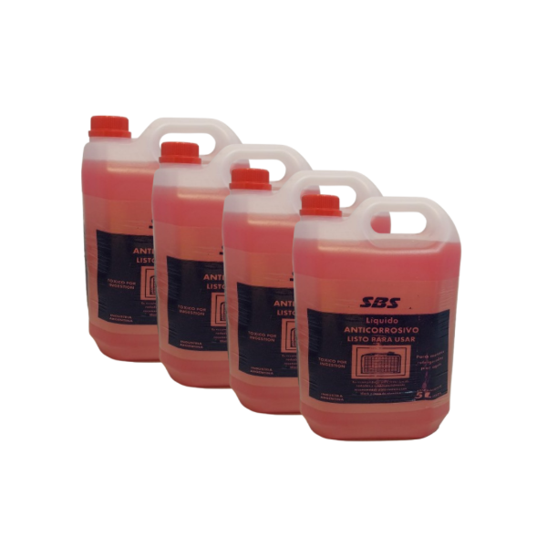 Producto - Líquido Anticorrosivo Radiador Rojo X5 Lts
