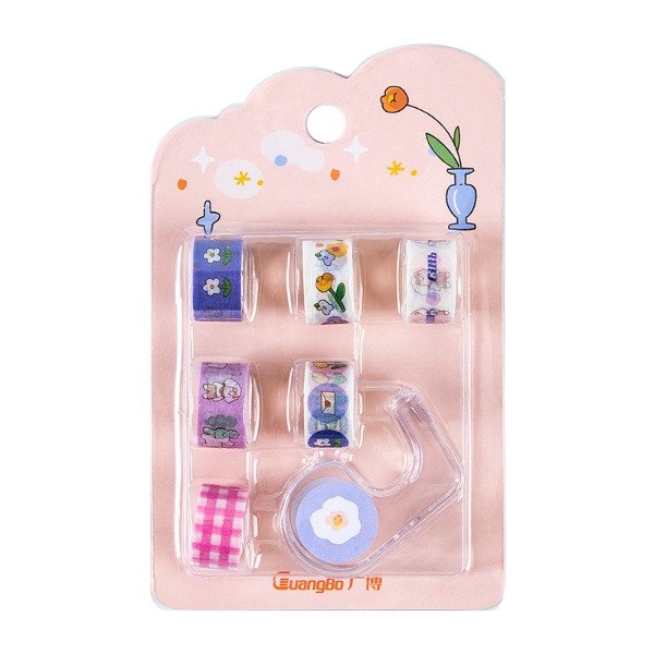 Producto - Set de 6 mini cintas washi (Lila)