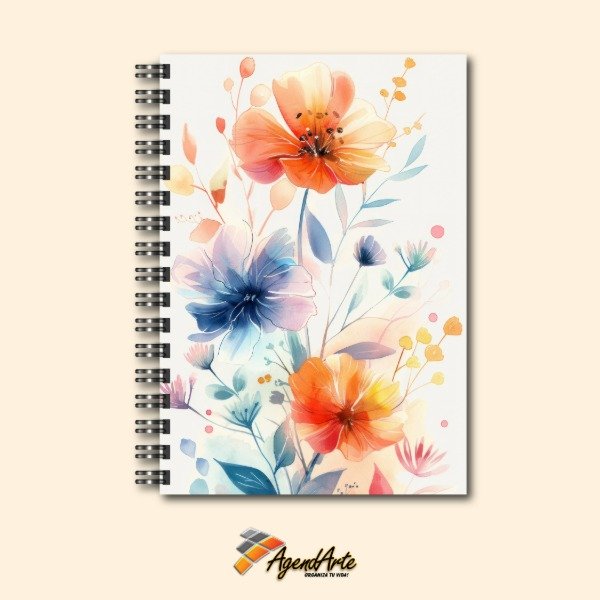 Producto - Cuaderno Anotador A5 - Tapa Dura - 80 hojas Diseño 9