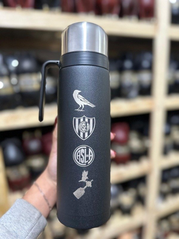 Producto - termo media manija negro GRABADO SAN LORENZO